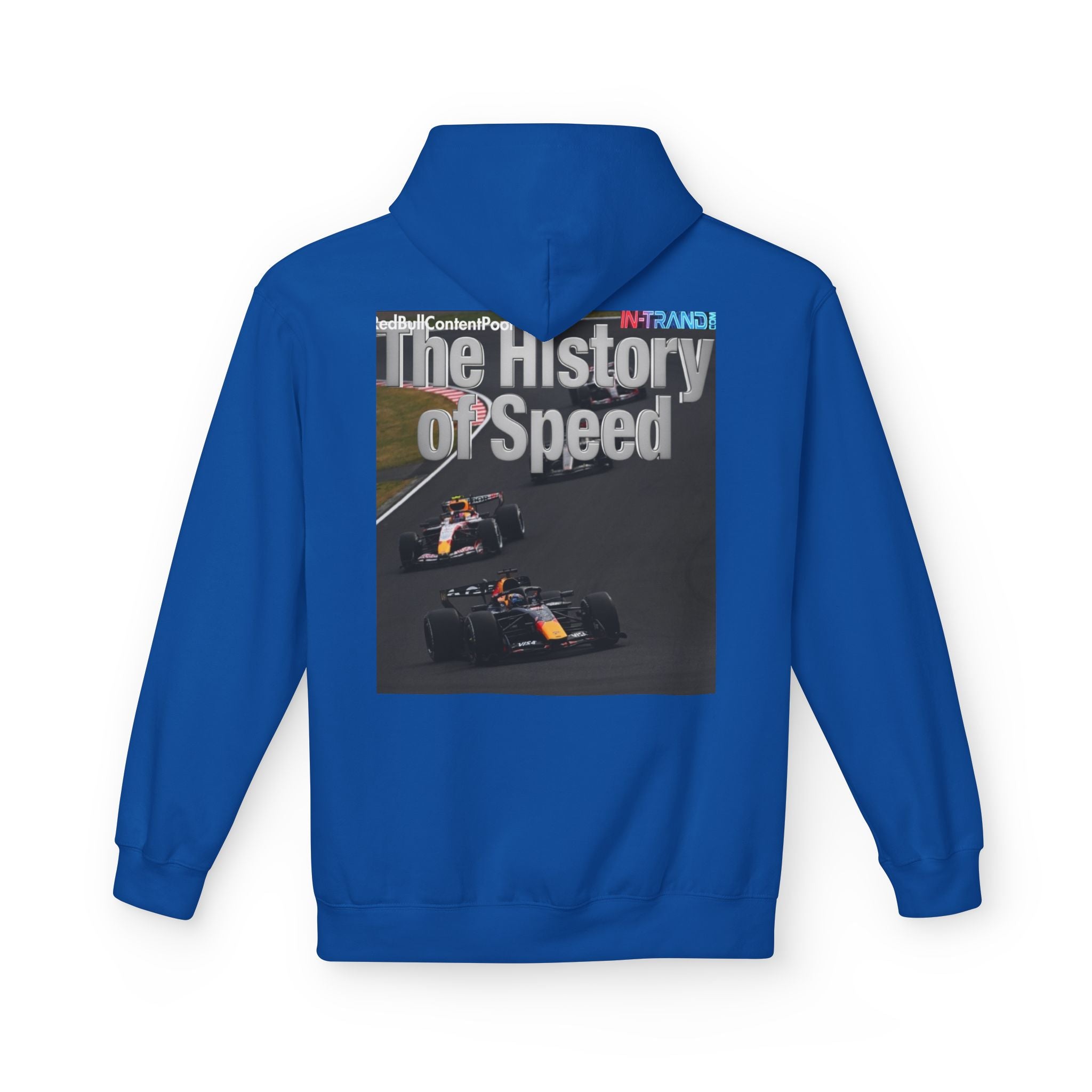 Racing Hoodie – “The History of Speed” Formula Car Graphic
