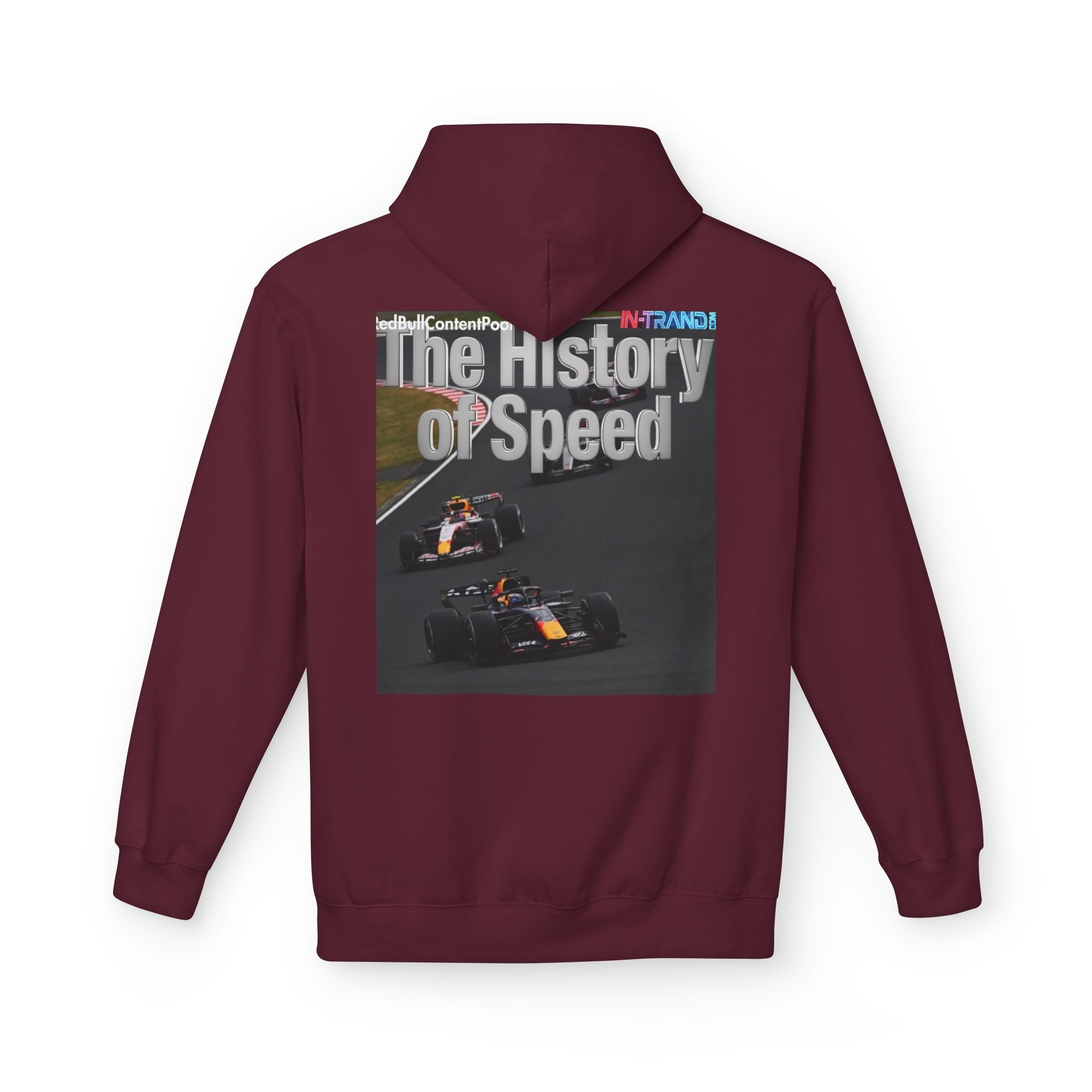 Racing Hoodie – “The History of Speed” Formula Car Graphic