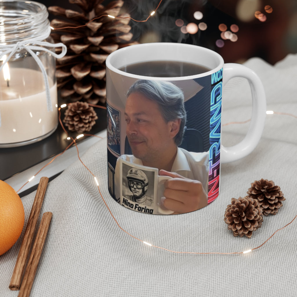 Personal Photo Mug — Custom 11oz Coffee Cup with Portrait Design