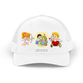 Retro Valentine Trucker Hat — Cute Cupids & Heart Design
