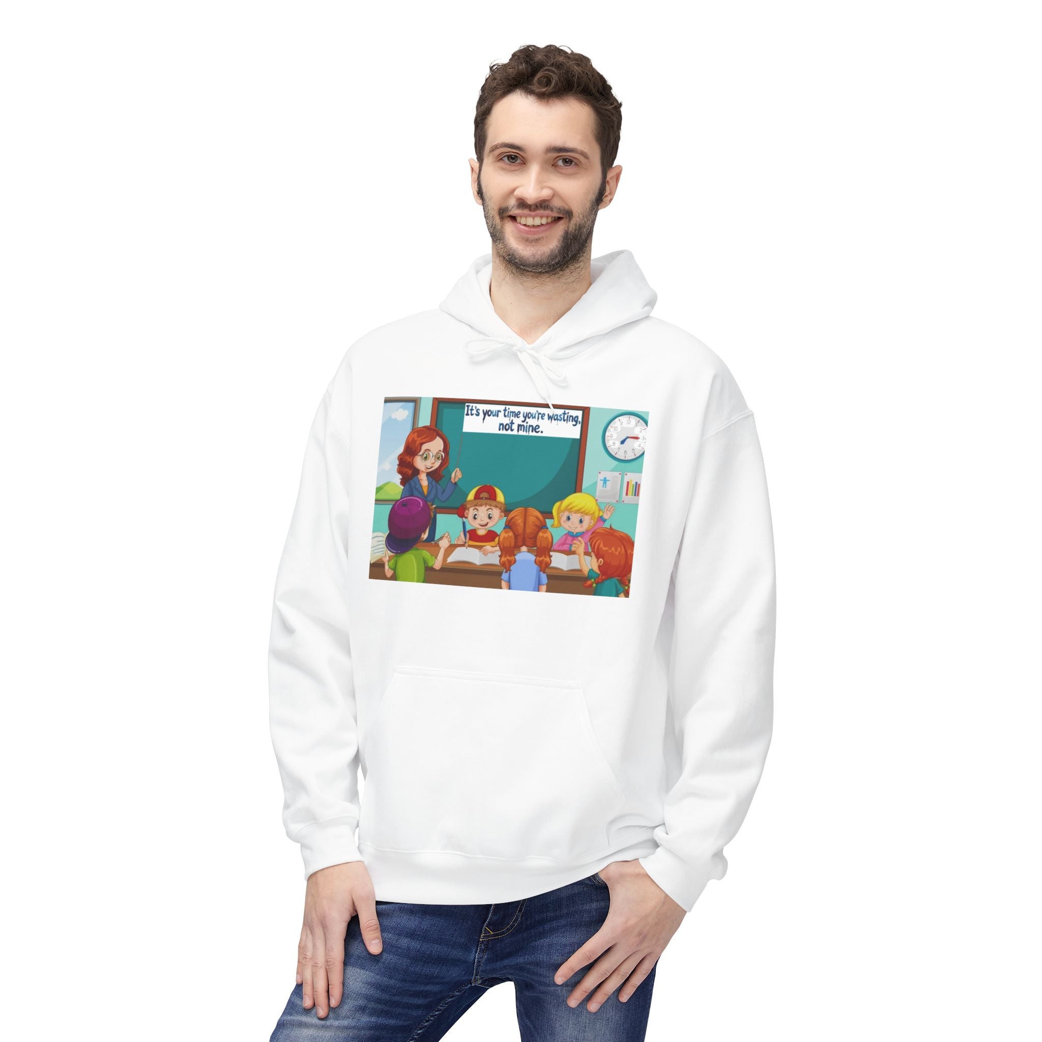Kids Classroom Hoodie – “It’s Your Seat You’re Wasting, Not Mine” Funny Teacher Gift
