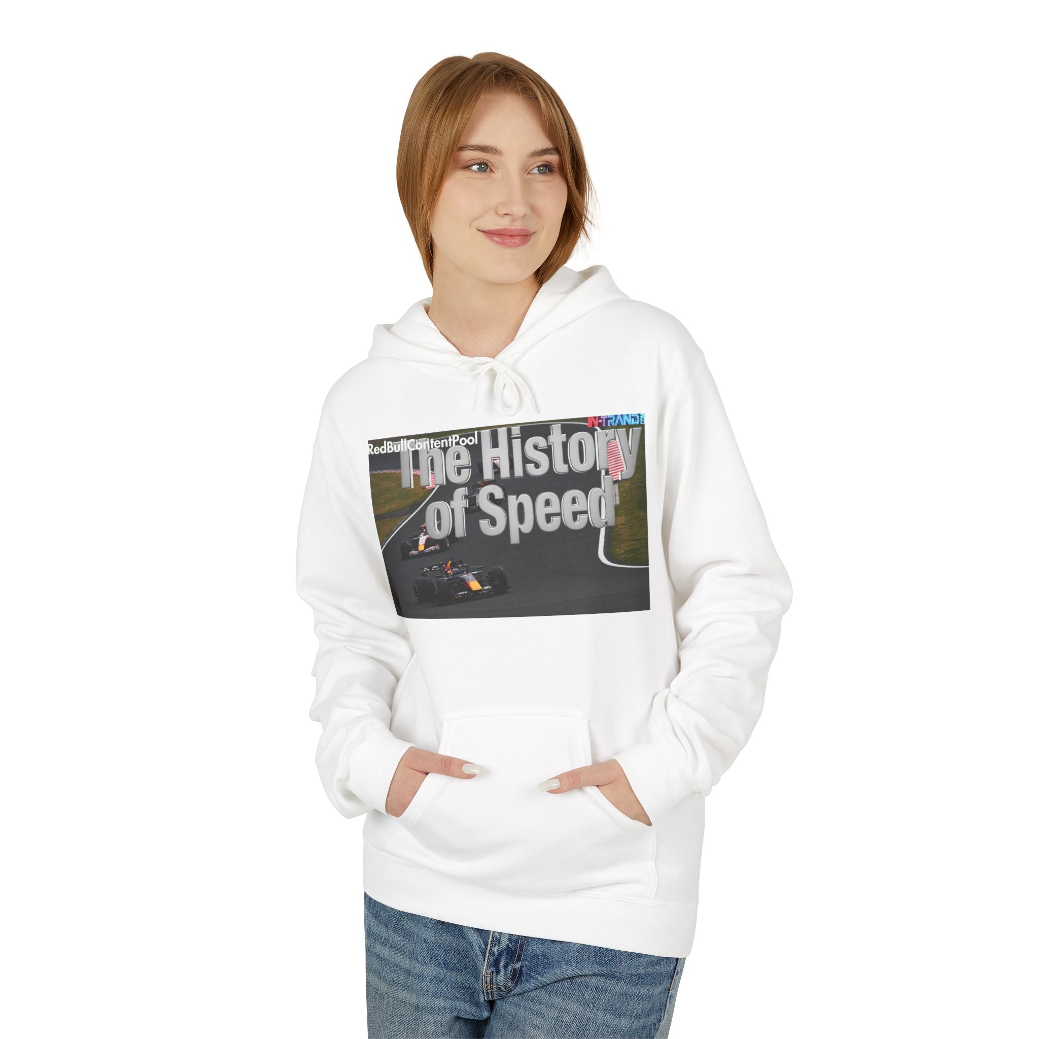 Racing Hoodie – “The History of Speed” Formula Car Graphic