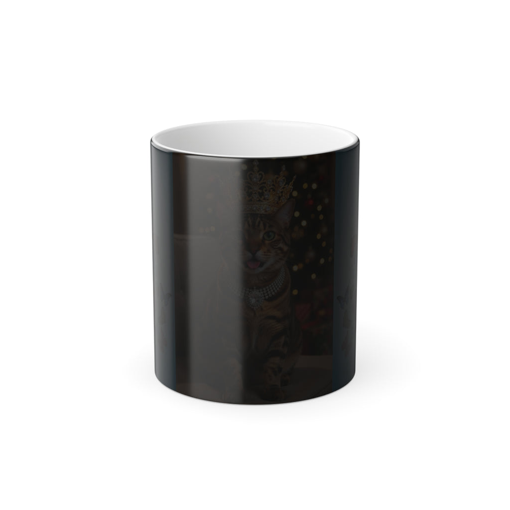 Royal Cat Color-Changing Mug — 11oz Magic Morphing Coffee Cup