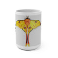 MUG NATURE WWF Yellow Luna Moth 15oz Conservation Coffee Mug
