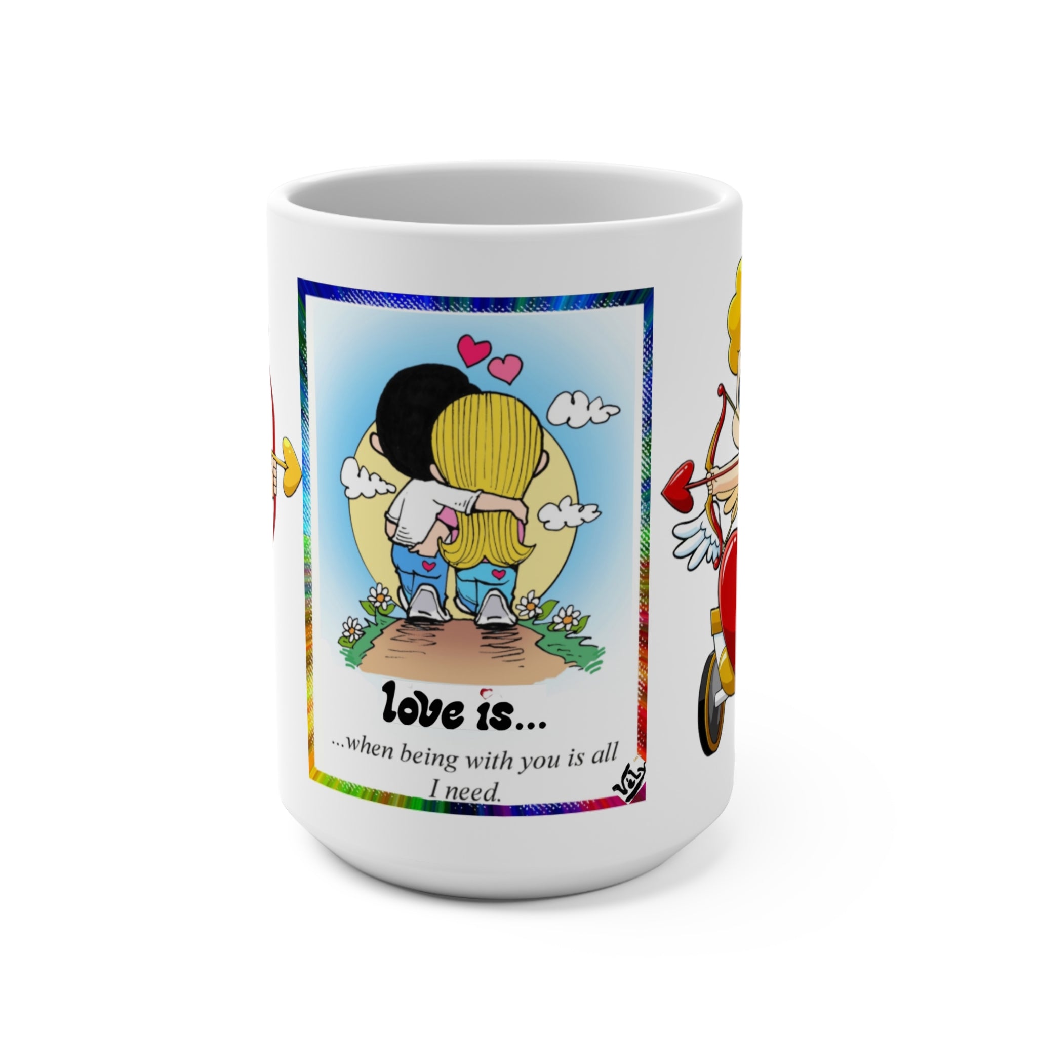 LOVE IS Collection 15oz Mug — Romantic Gift Coffee Cup