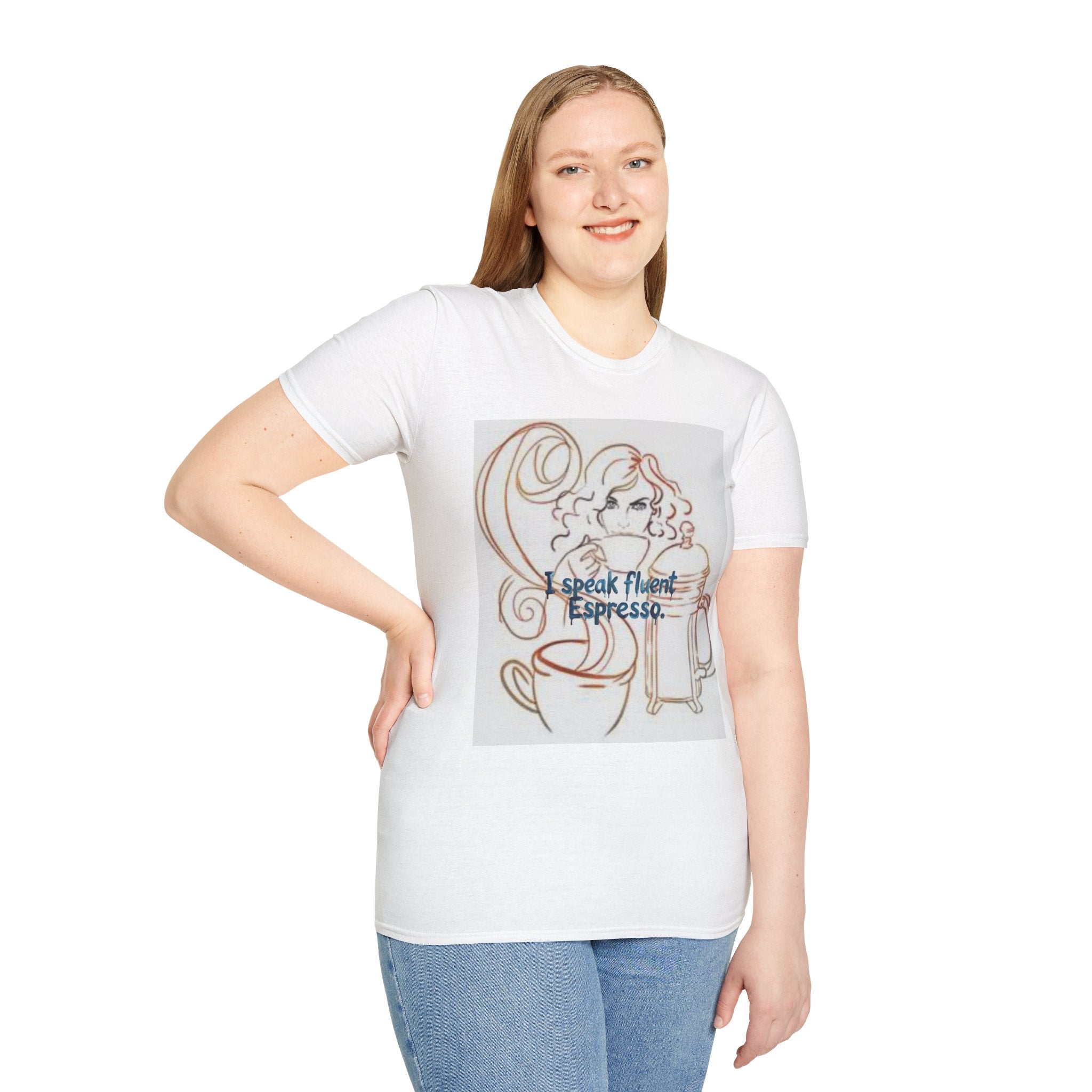 Espresso Lover T-Shirt — "I Speak Fluent Espresso" Coffee Tee