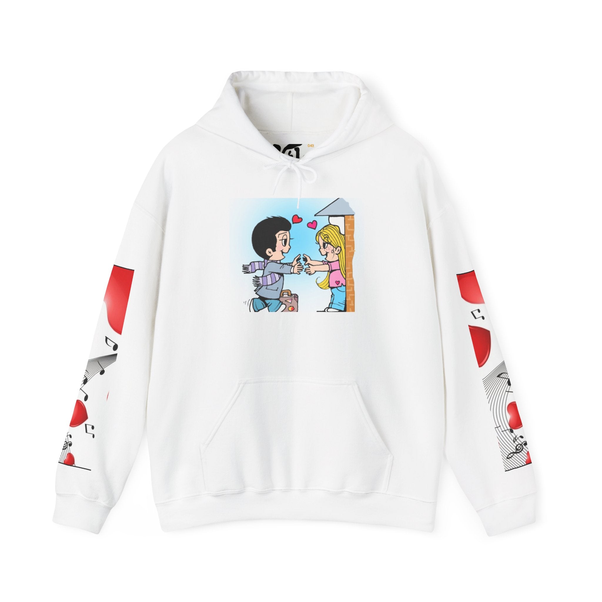 HOODIE LOVE IS... — Vintage Cartoon 'Saving Your Face and Because I’m Honest' Pullover