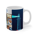 Nurse RN Caricature Ceramic Mug — Personalized Medical Humor Coffee Cup