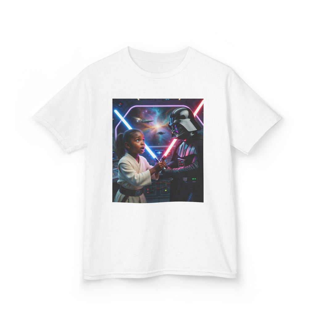 💎 Kids Star Wars Lightsaber Tee — Child Jedi Graphic T-Shirt 💎