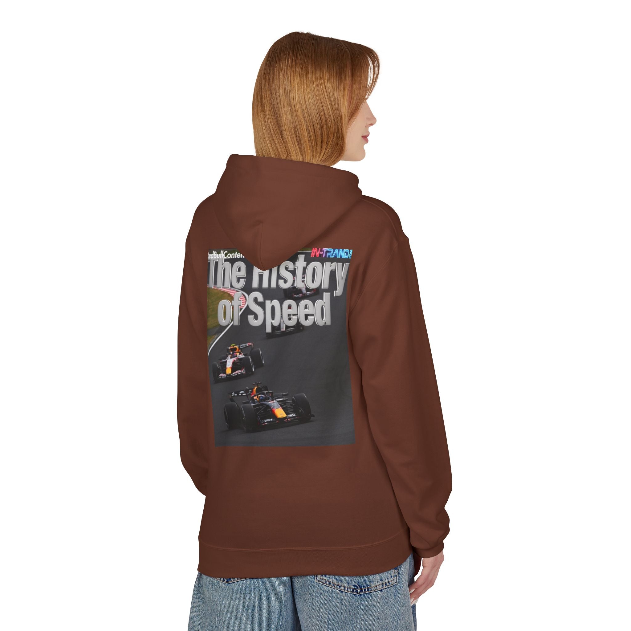 Racing Hoodie – “The History of Speed” Formula Car Graphic