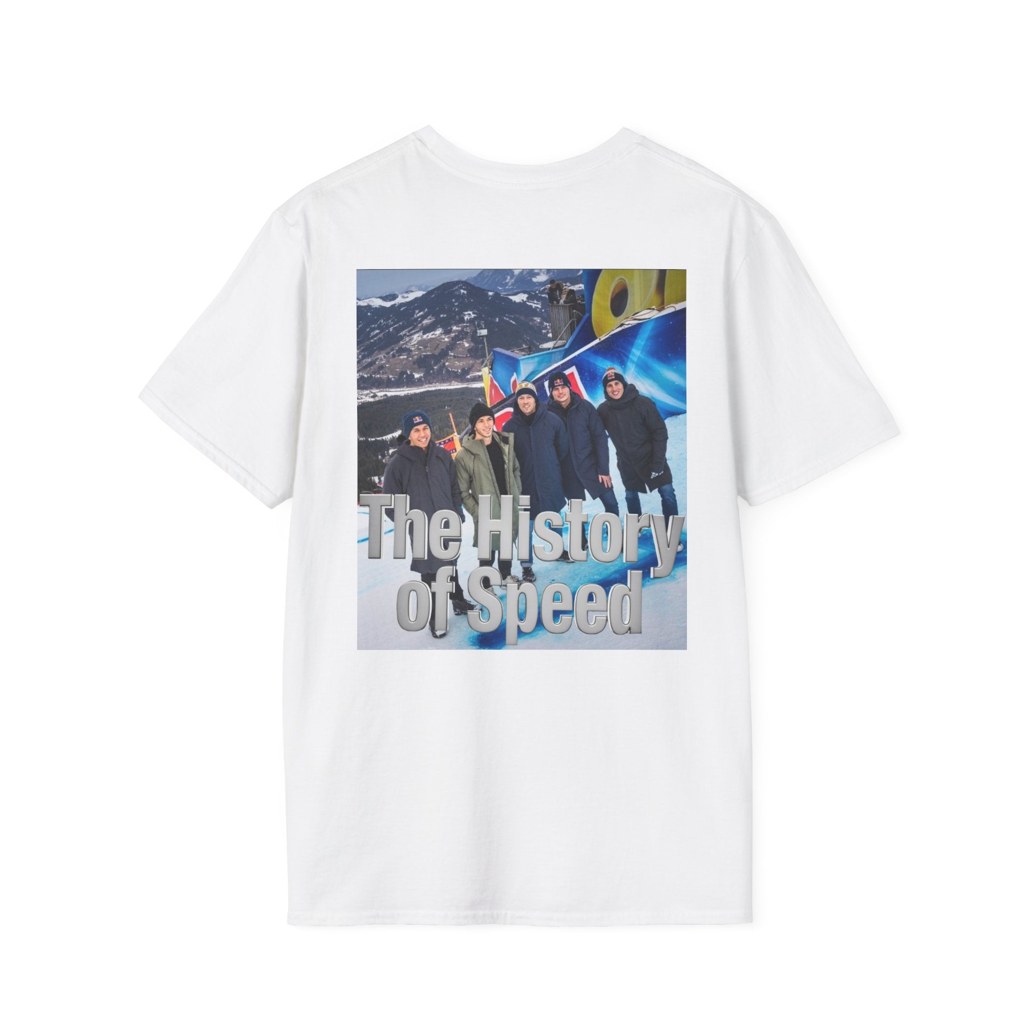 T-Shirt — 'The History of Speed' Vintage Racing Photo Tee