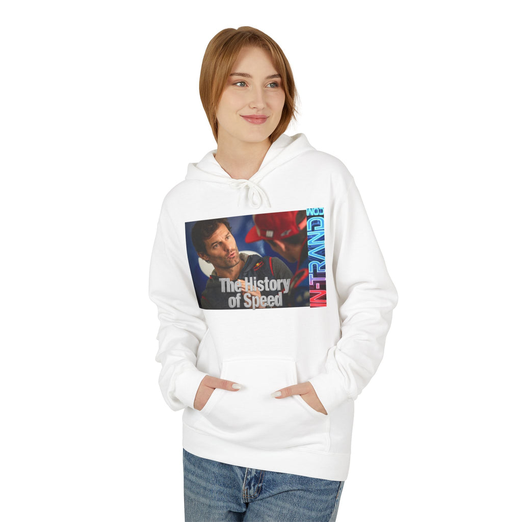 Hoodie — "The History of Speed" Graphic Pullover