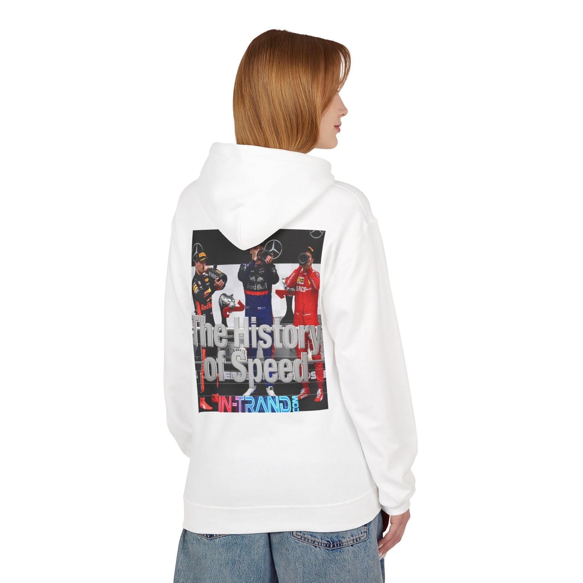 Racing Legends Hoodie — "The History of Speed" Graphic Pullover