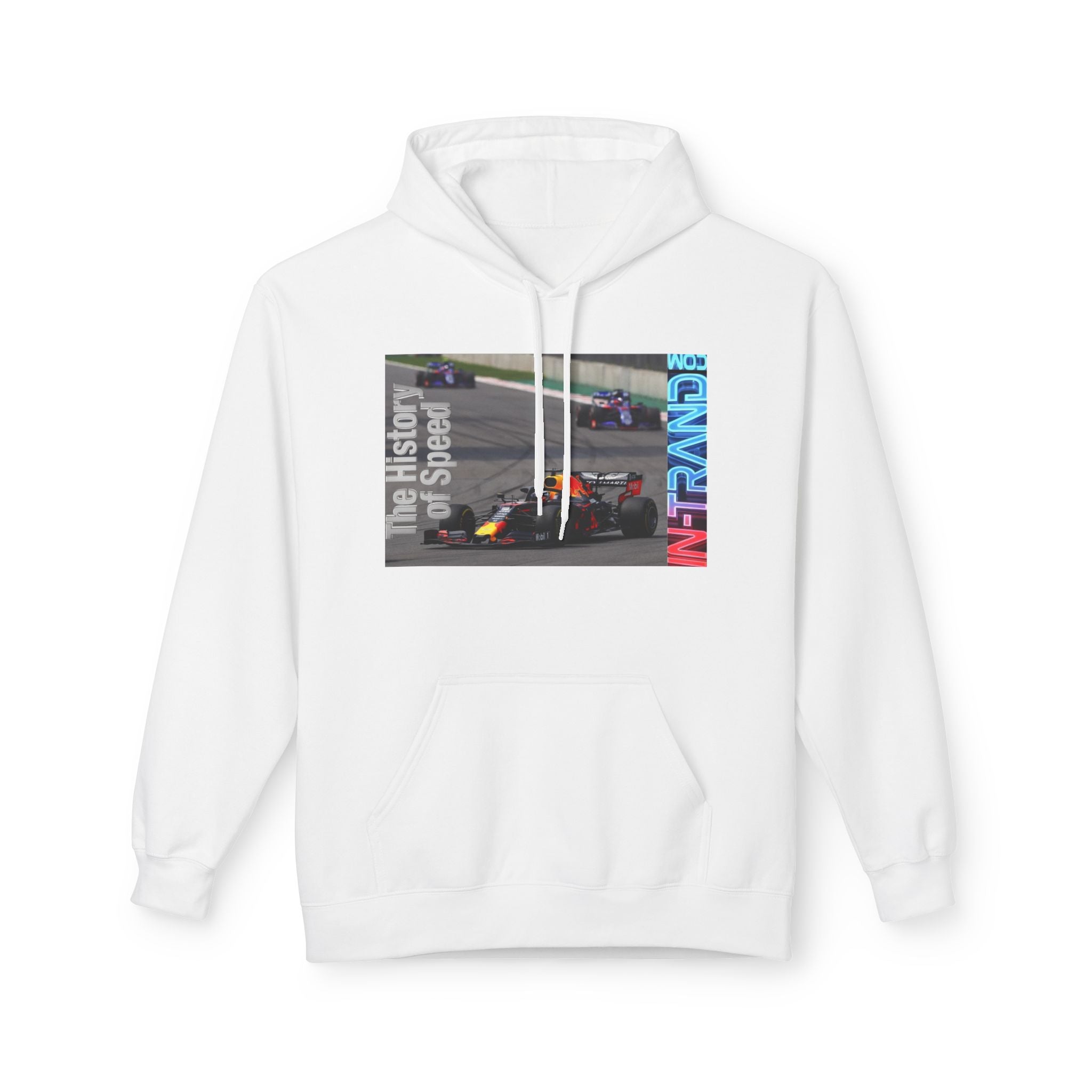 Racing Hoodie — “The History of Speed” Graphic Motorsport Pullover
