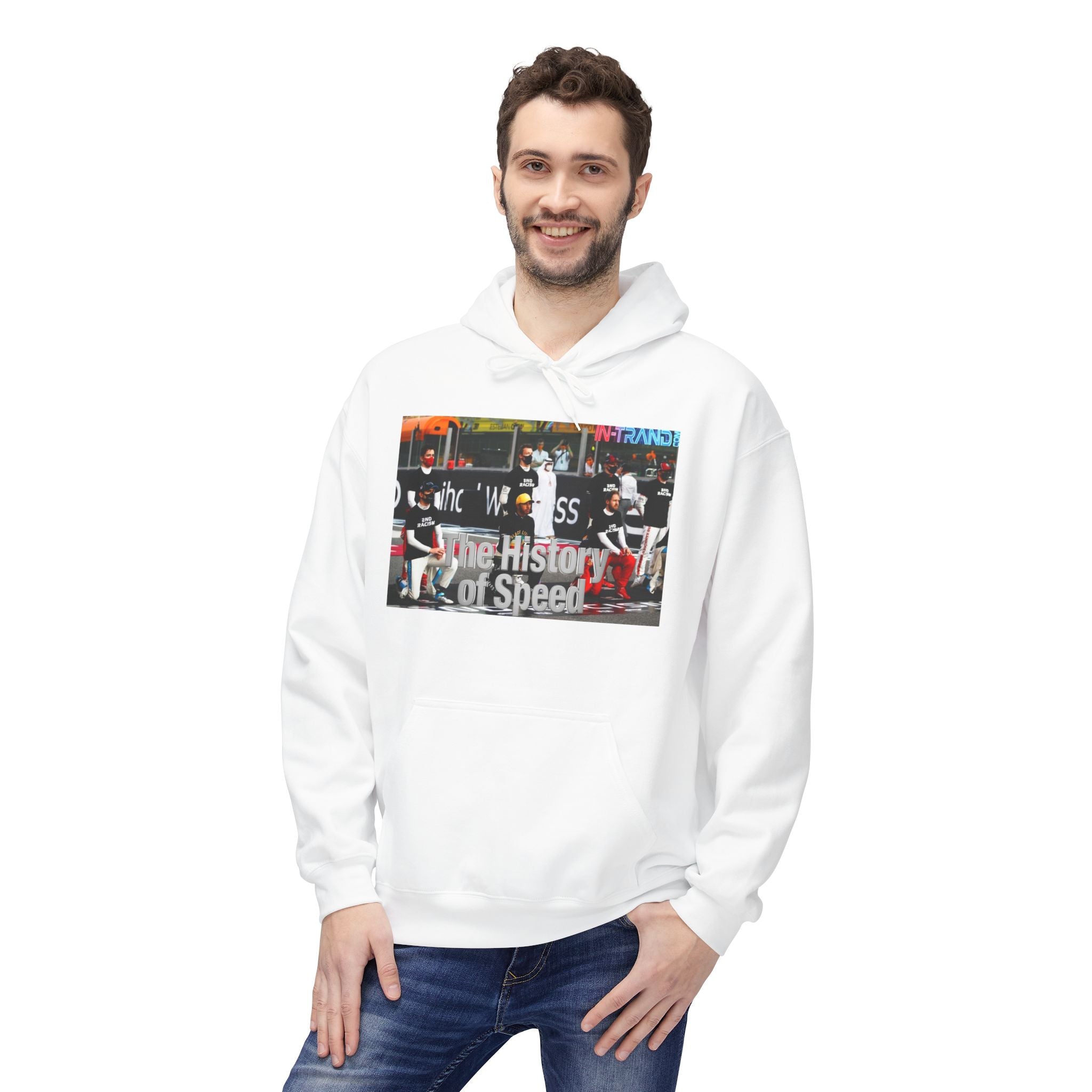 The History of Speed Hoodie — Racing Pit Crew Graphic Hoodie