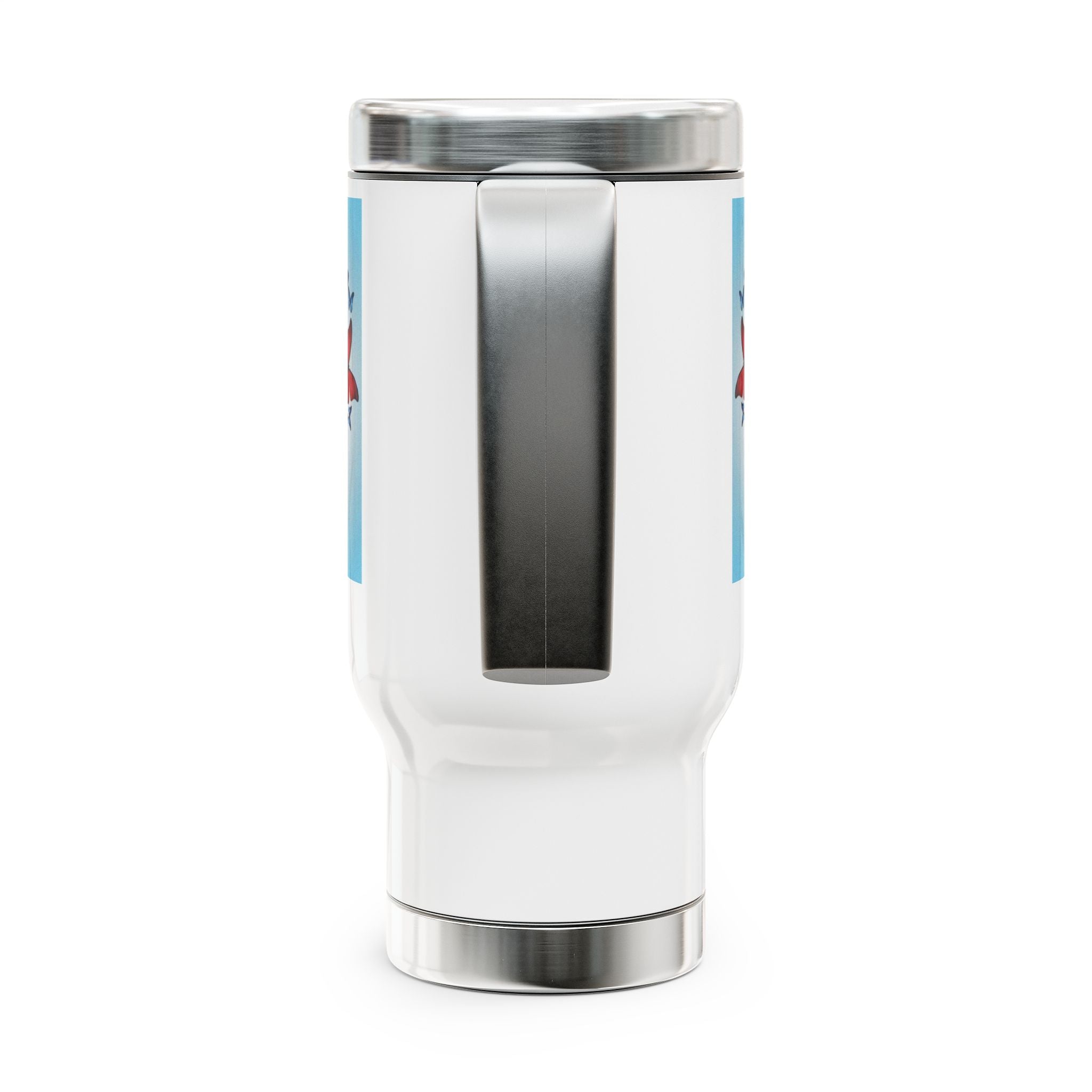 Bulldog & Butterflies Stainless Steel Travel Mug (14oz)