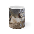 Mountain Biking Photo Mug – “Anyone Who Rides A Bicycle” 11oz Coffee Cup