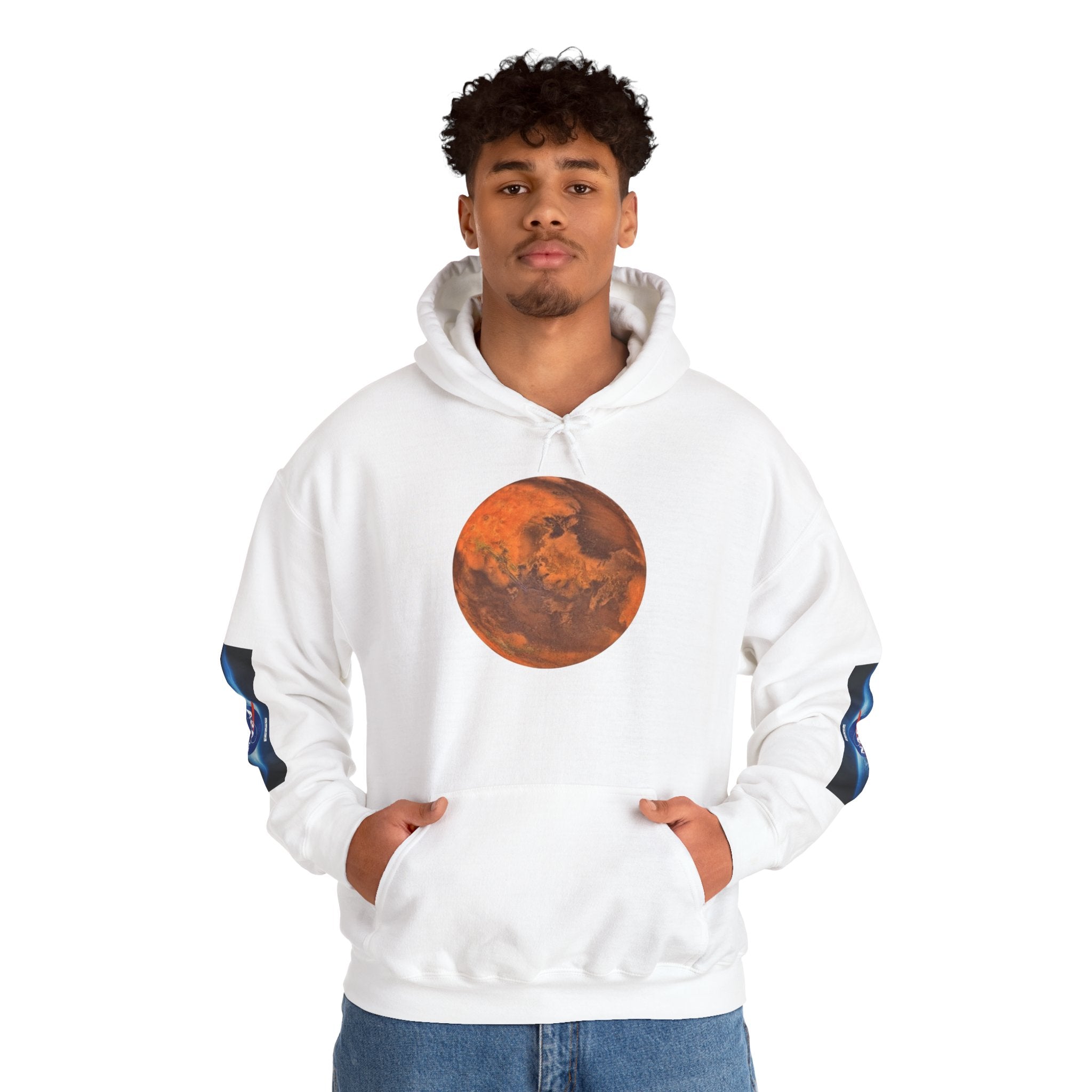 HOODIE MY GALAXY MARS Planet  — Retro NASA Poster Space Sweatshirt
