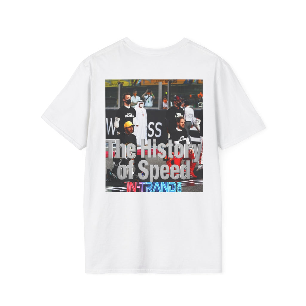 T-Shirt — 'The History of Speed' Racing Photo Graphic Tee