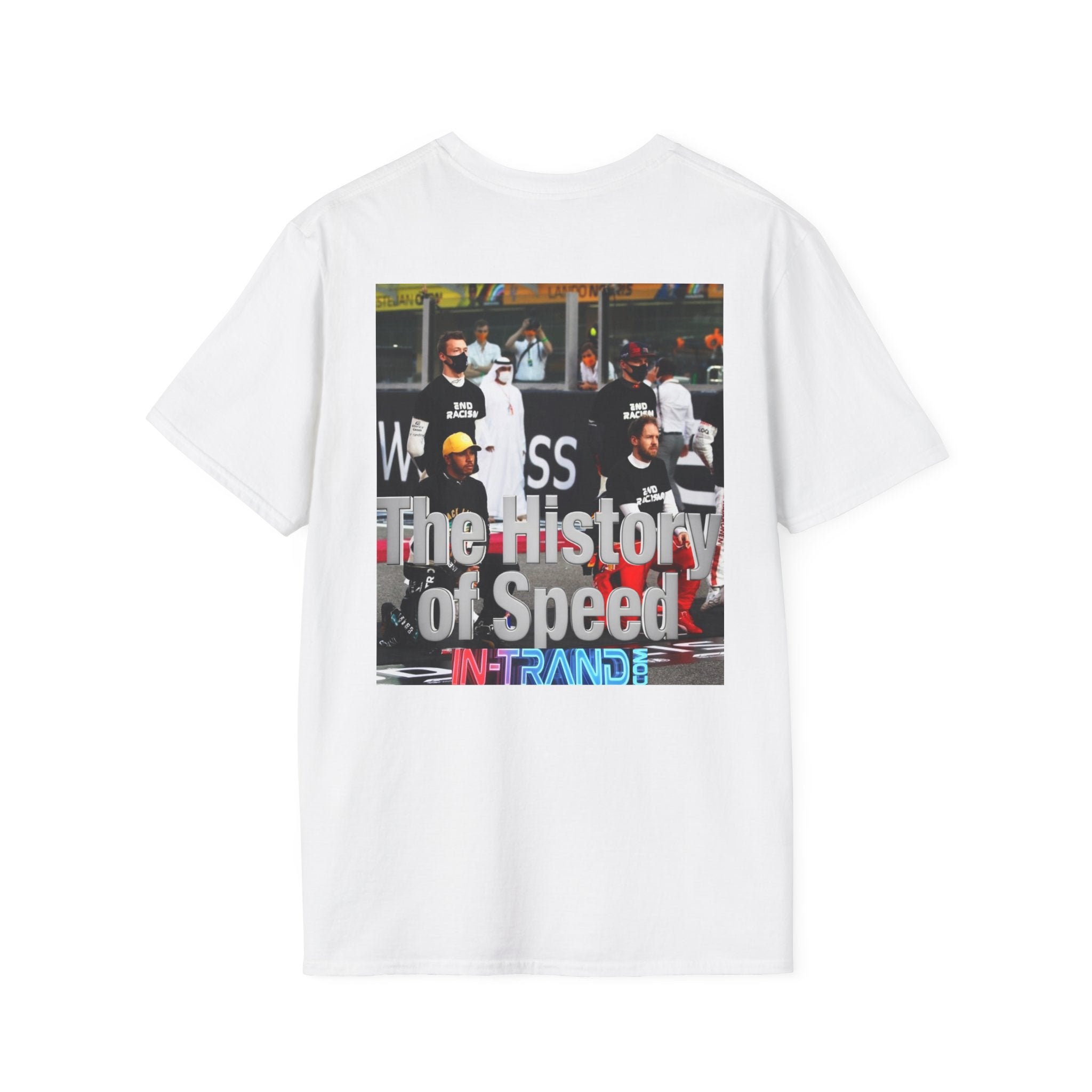 T-Shirt — 'The History of Speed' Racing Photo Graphic Tee