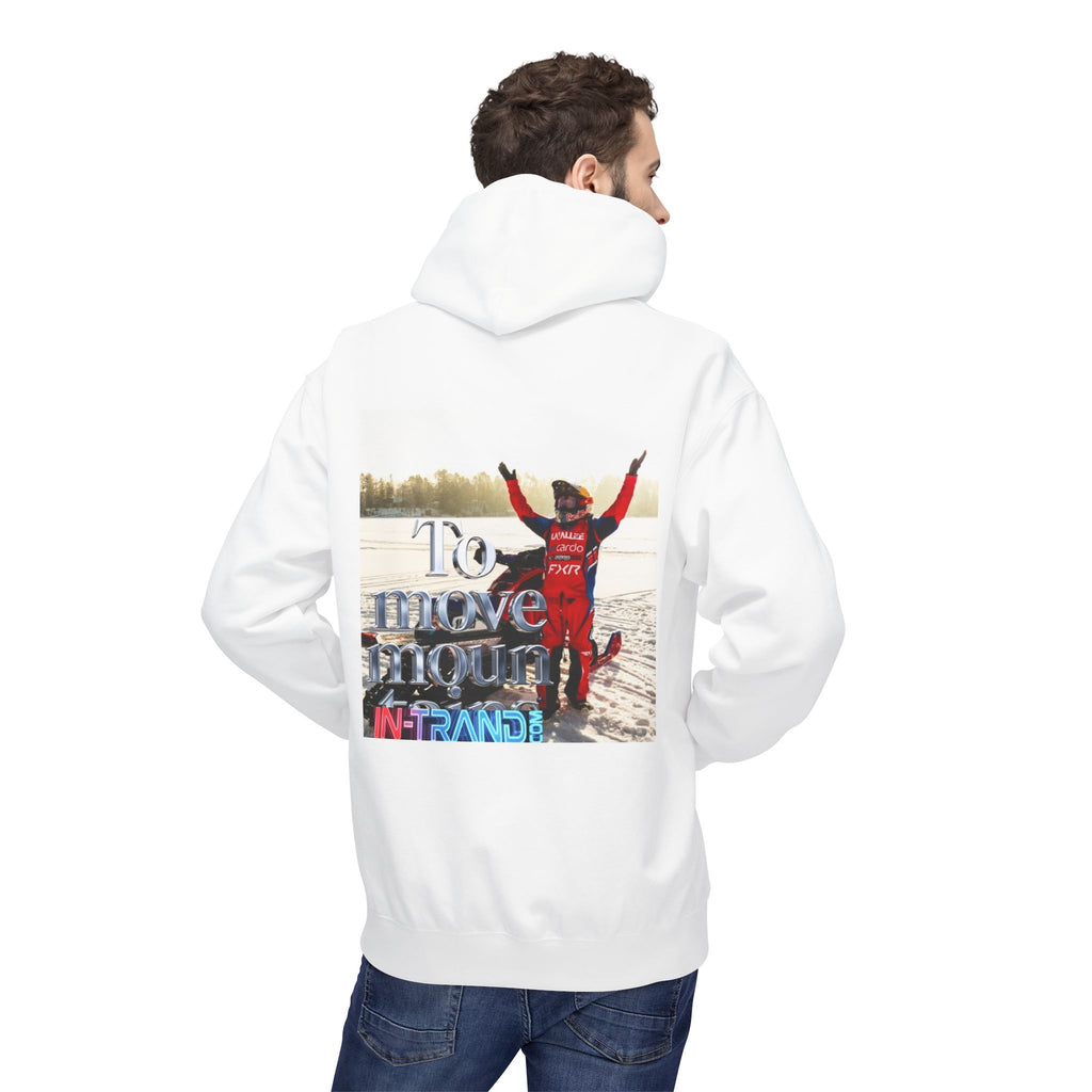 Hoodie – "To Move Mountains in Poland" Motivational Photo Design