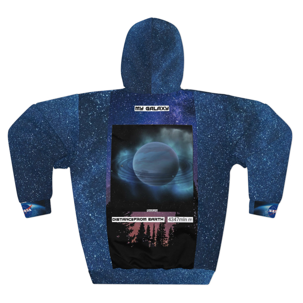 Galaxy Planet Graphic Hoodie — 'My Galaxy' Space Pullover