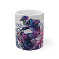 Motorcycle Mug — "Four Wheels Move the Body, Two Wheels Move the Soul" 11oz Coffee Cup