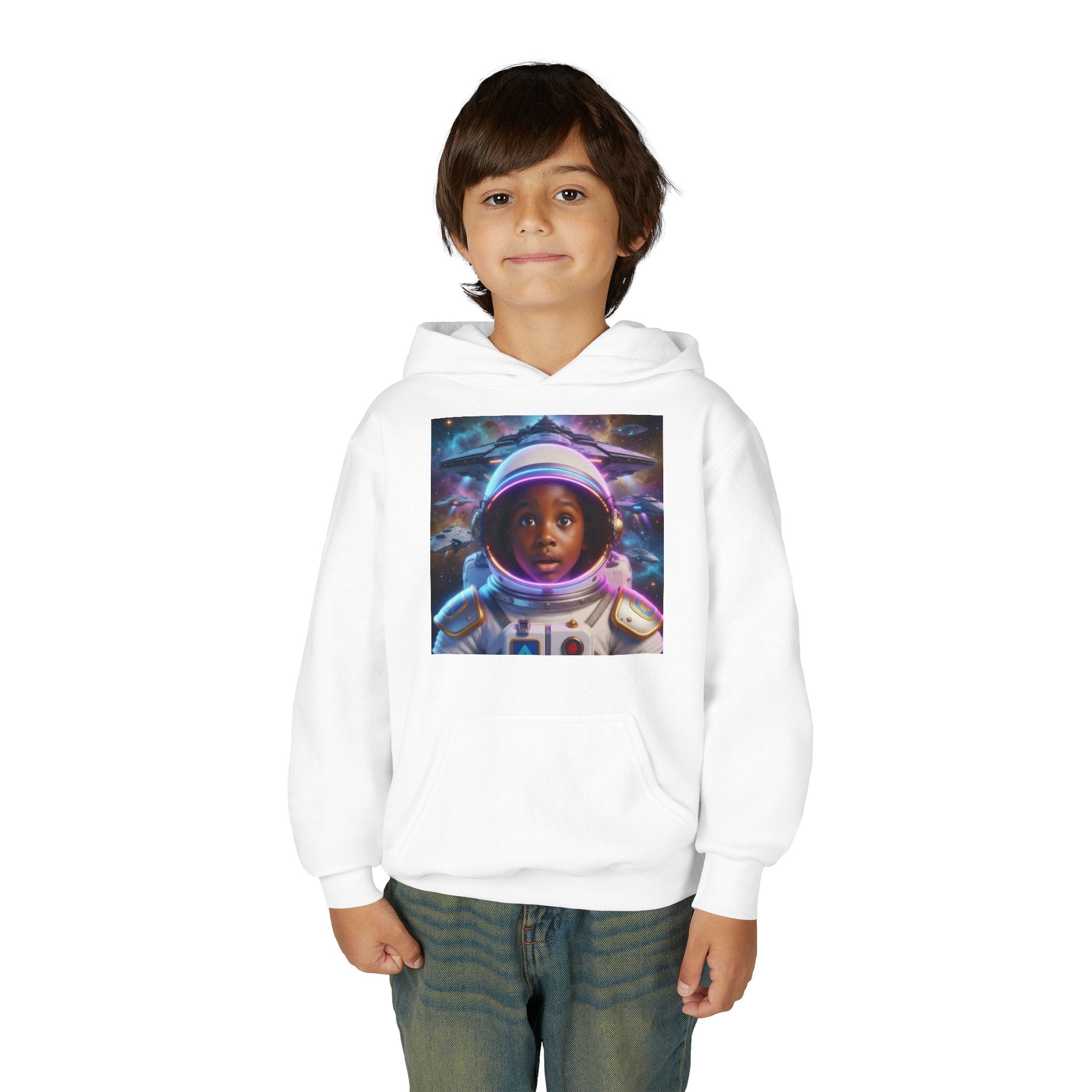 Kids Astronaut Hoodie — Space Explorer Youth Pullover