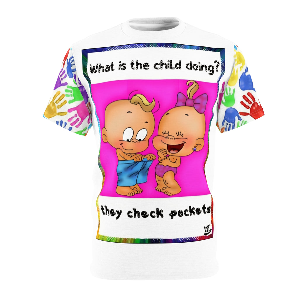What Children Do Series Bright Couple Tee — Stylish Gift T-Shirt