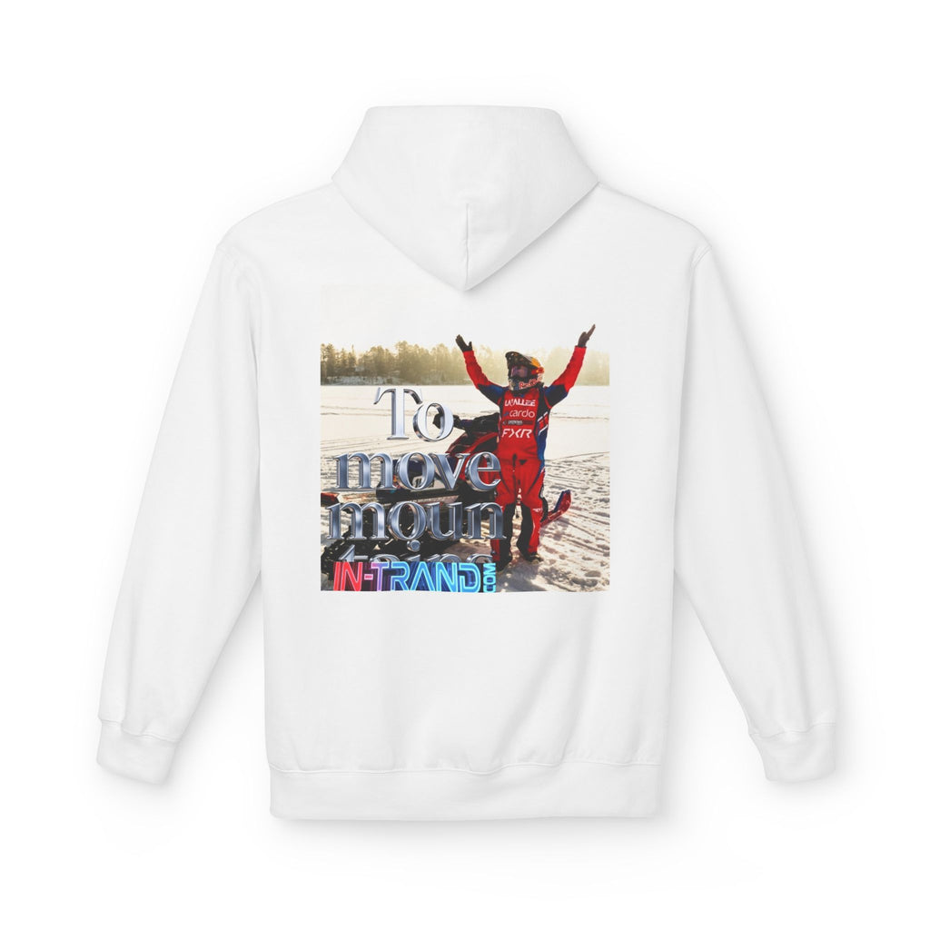Hoodie – "To Move Mountains in Poland" Motivational Photo Design