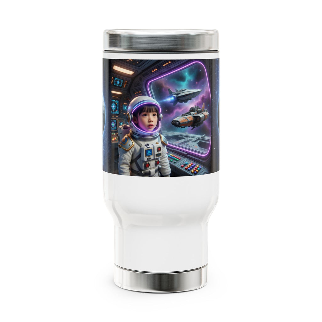 Kids Mug — Best Gift for Friends and Lovers Stainless Steel Travel Mug with Handle (14oz)