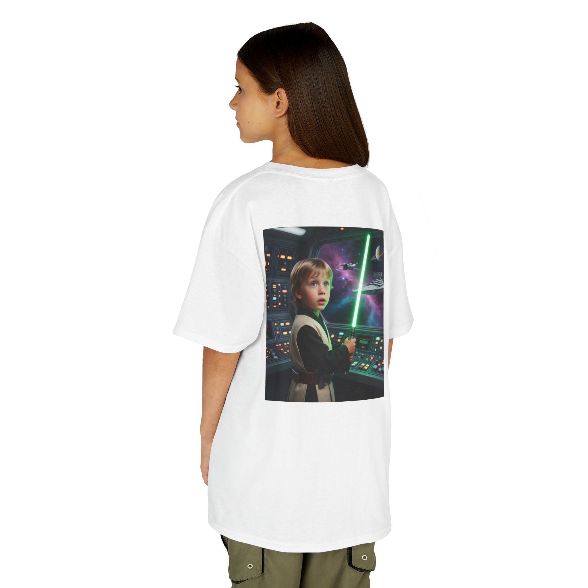 Kids Lightsaber Tee — Space Adventure Jedi Shirt