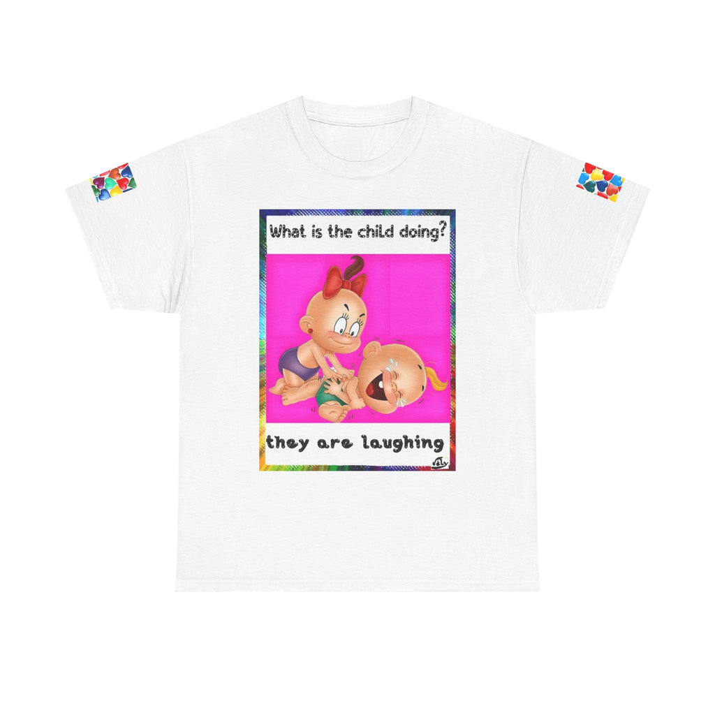 What Are the Children Doing? Tee — Cute Kids’ Illustration Graphic T-Shirt