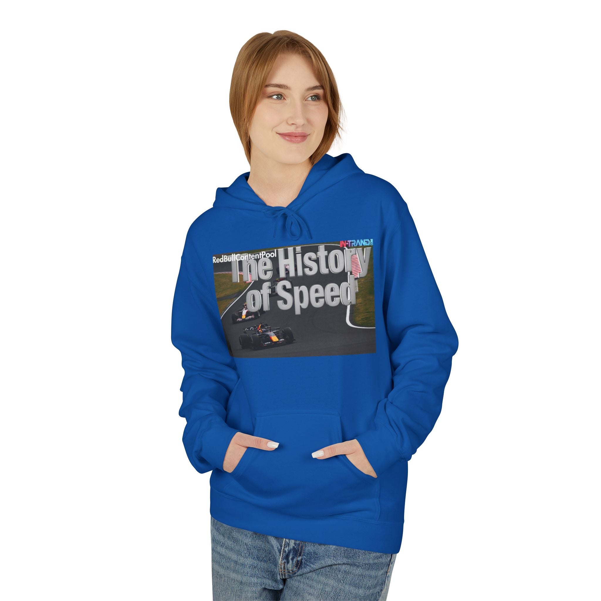 Racing Hoodie – “The History of Speed” Formula Car Graphic