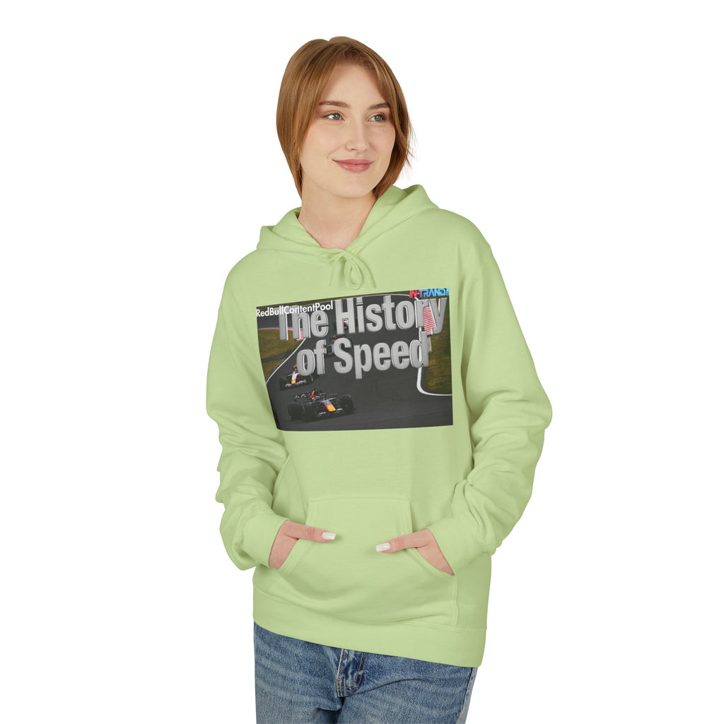 Racing Hoodie – “The History of Speed” Formula Car Graphic