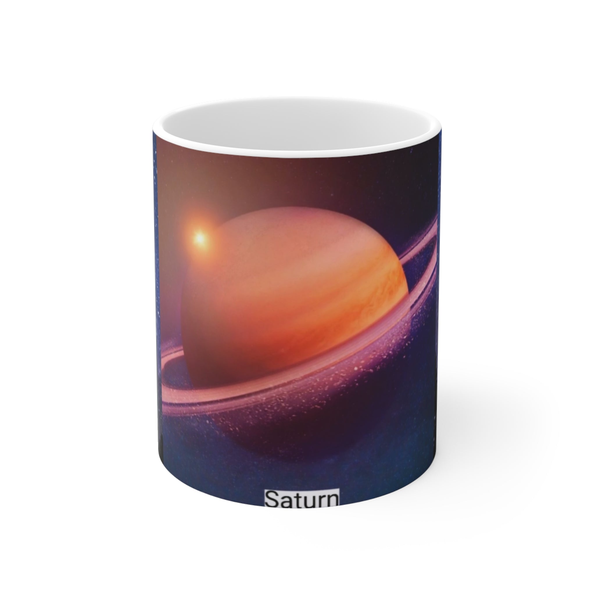 MUG MY GALAXY Saturn Space Mug — NASA Planetary Coffee Cup (11oz)