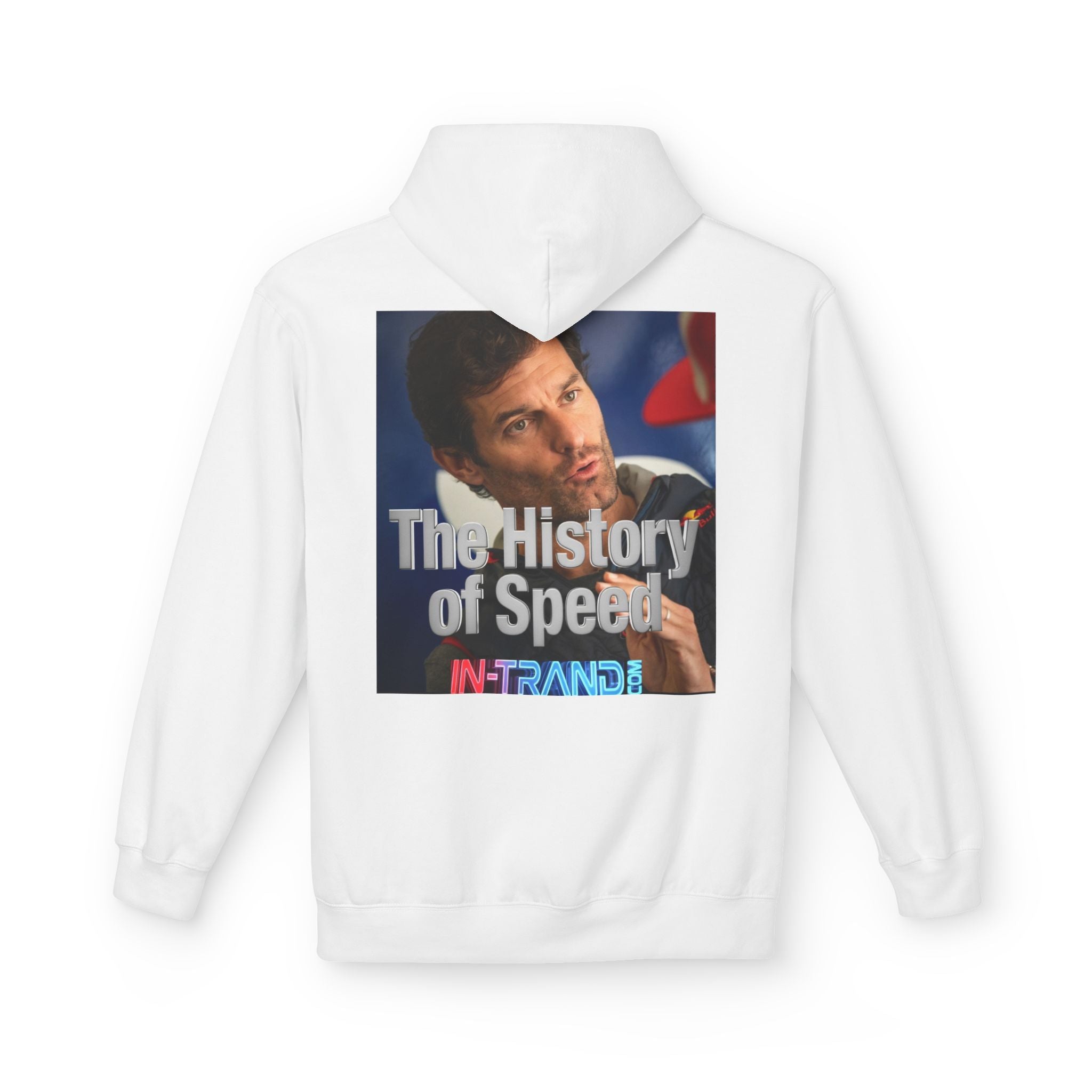 Hoodie — "The History of Speed" Graphic Pullover