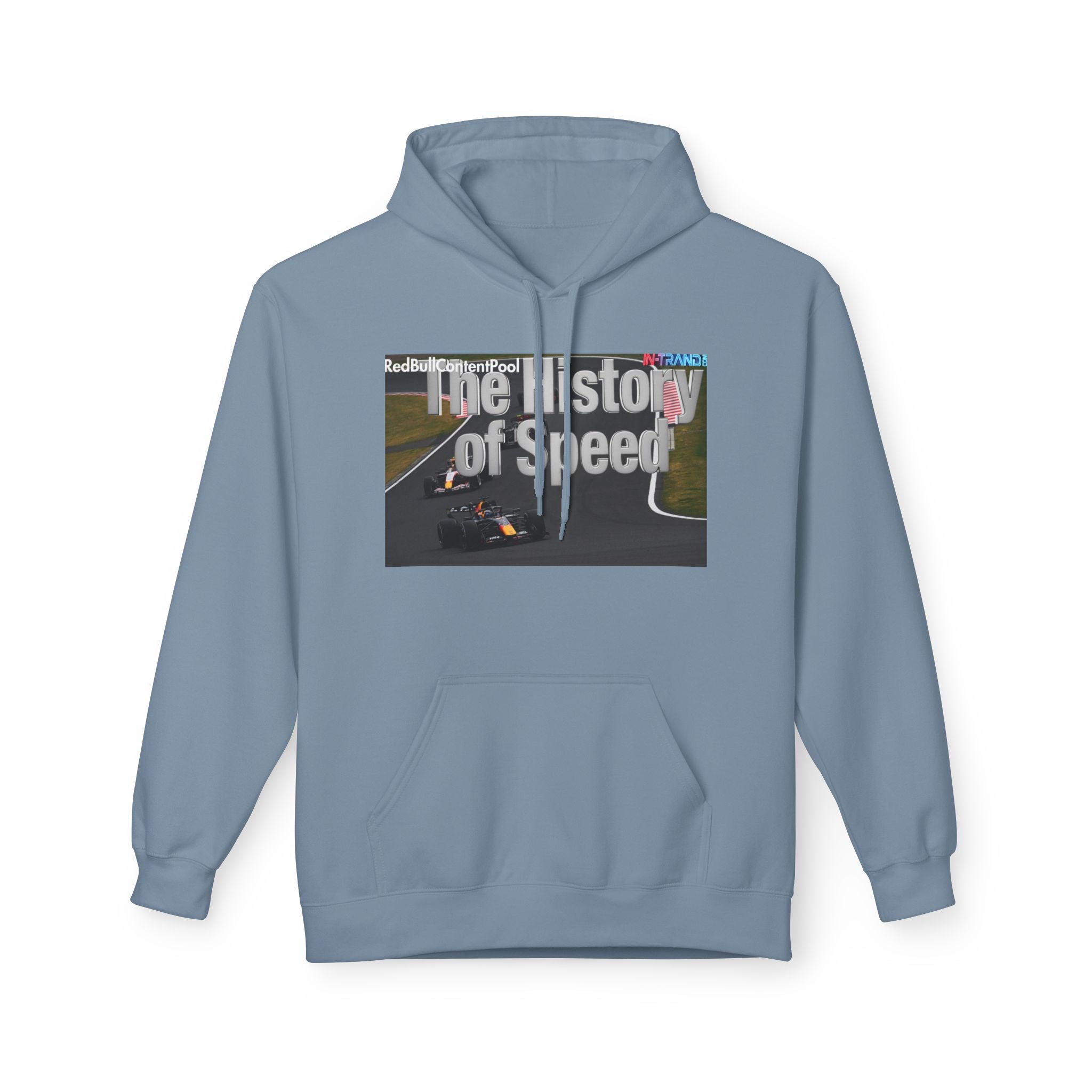Racing Hoodie – “The History of Speed” Formula Car Graphic