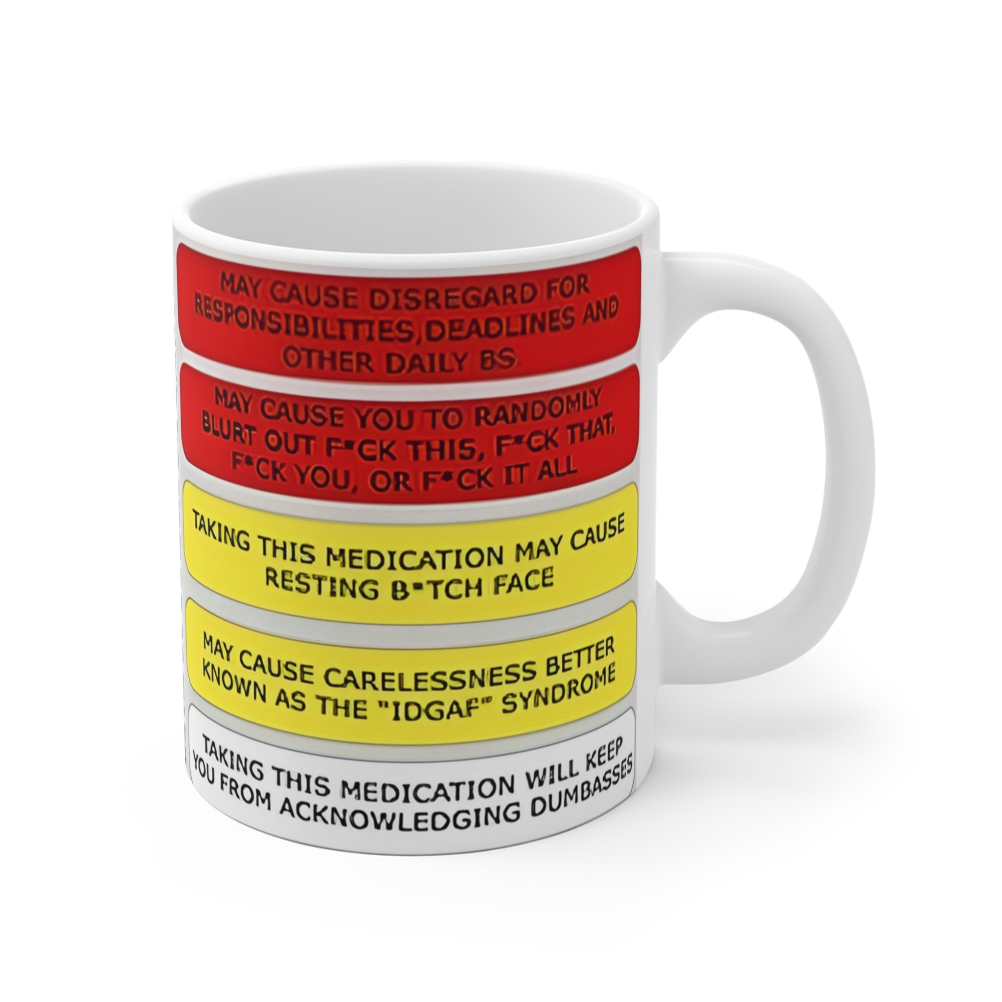 MUG FUKITOL Prescription Mug — Funny Pharmacy Label Coffee Cup