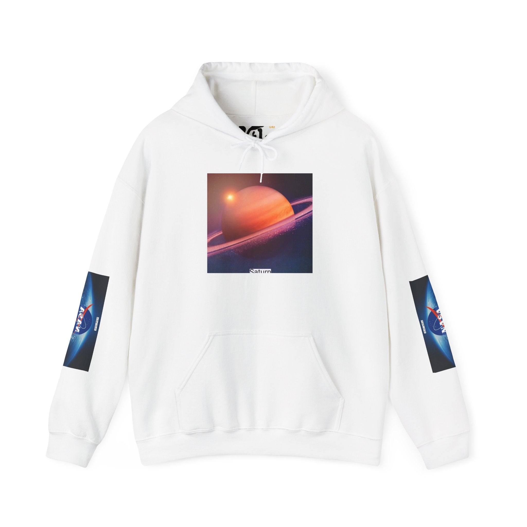 HOODIE MY GALAXY  Planet Hoodie — Retro Saturn Graphic Hooded Sweatshirt
