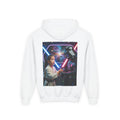 Starfighter Kids Hoodie — Young Jedi vs. Sith Lightsaber Scene