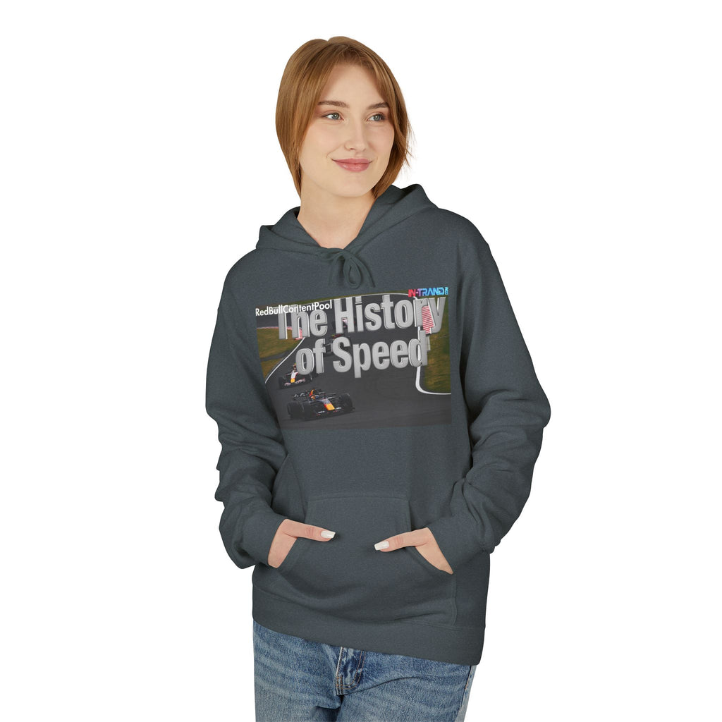 Racing Hoodie – “The History of Speed” Formula Car Graphic