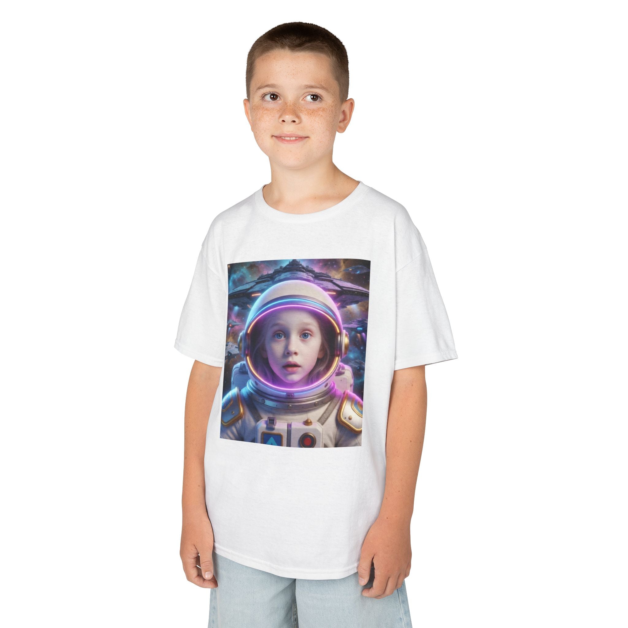 Kids Astronaut Tee — Cute Space Explorer Graphic Shirt