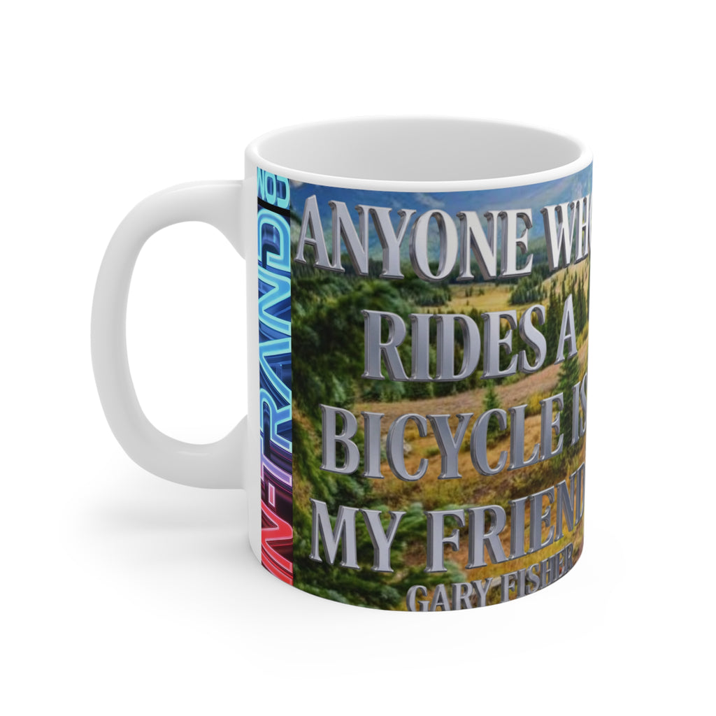 💎 Cycling Mug 11oz — Bold Bike Graphic Coffee Cup for Riders 💎