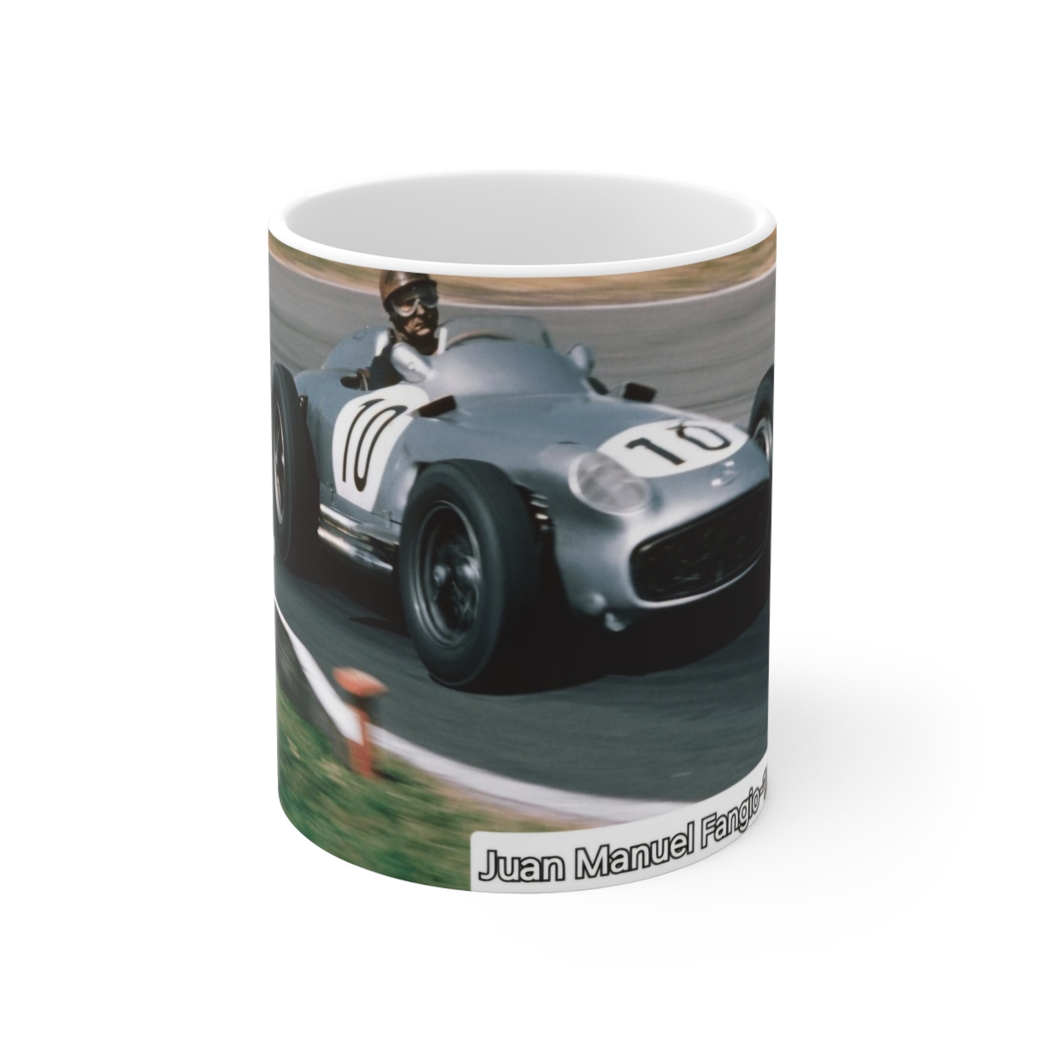 Racing History Mug — 'The History of Speed' Vintage Racecar 11oz Coffee Cup
