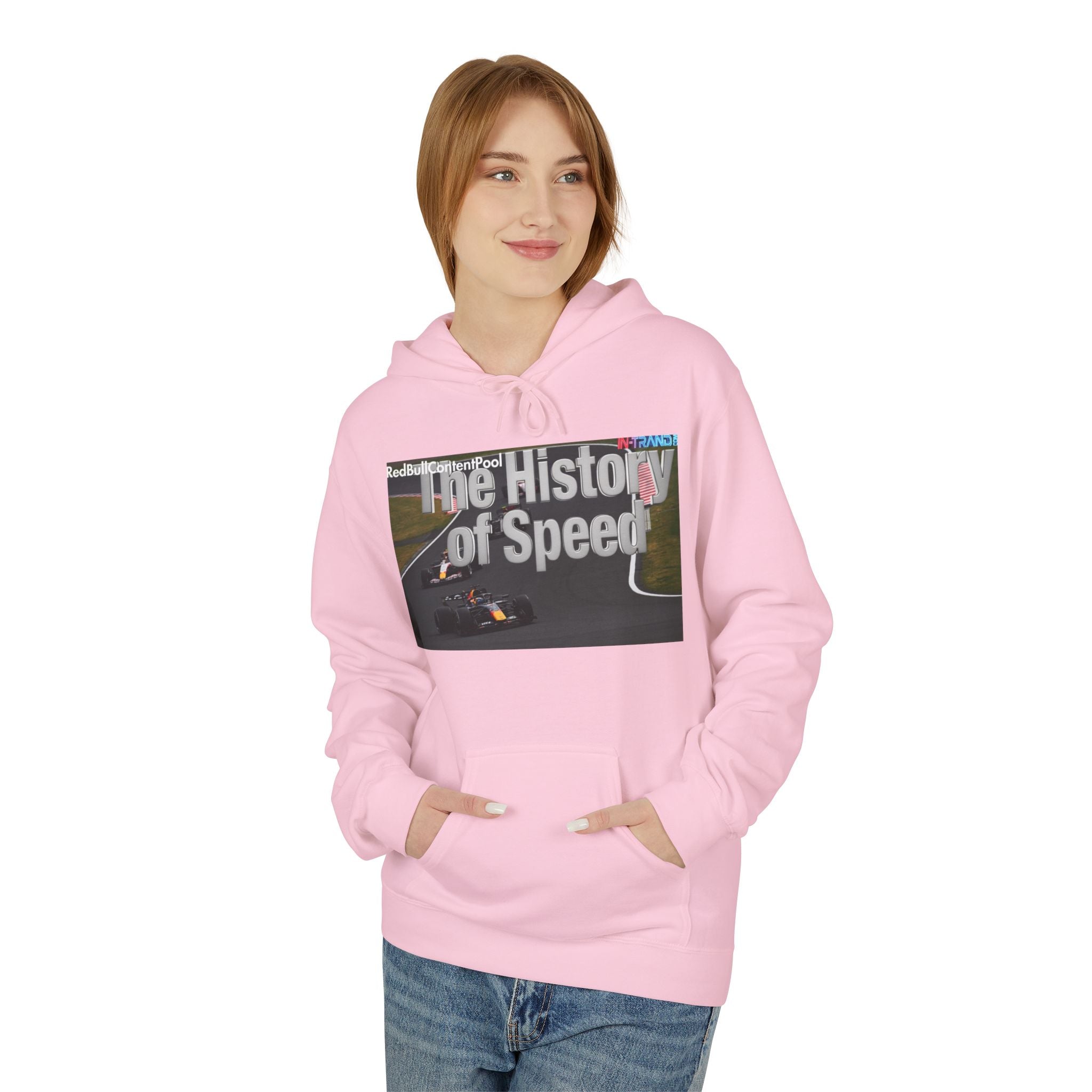 Racing Hoodie – “The History of Speed” Formula Car Graphic