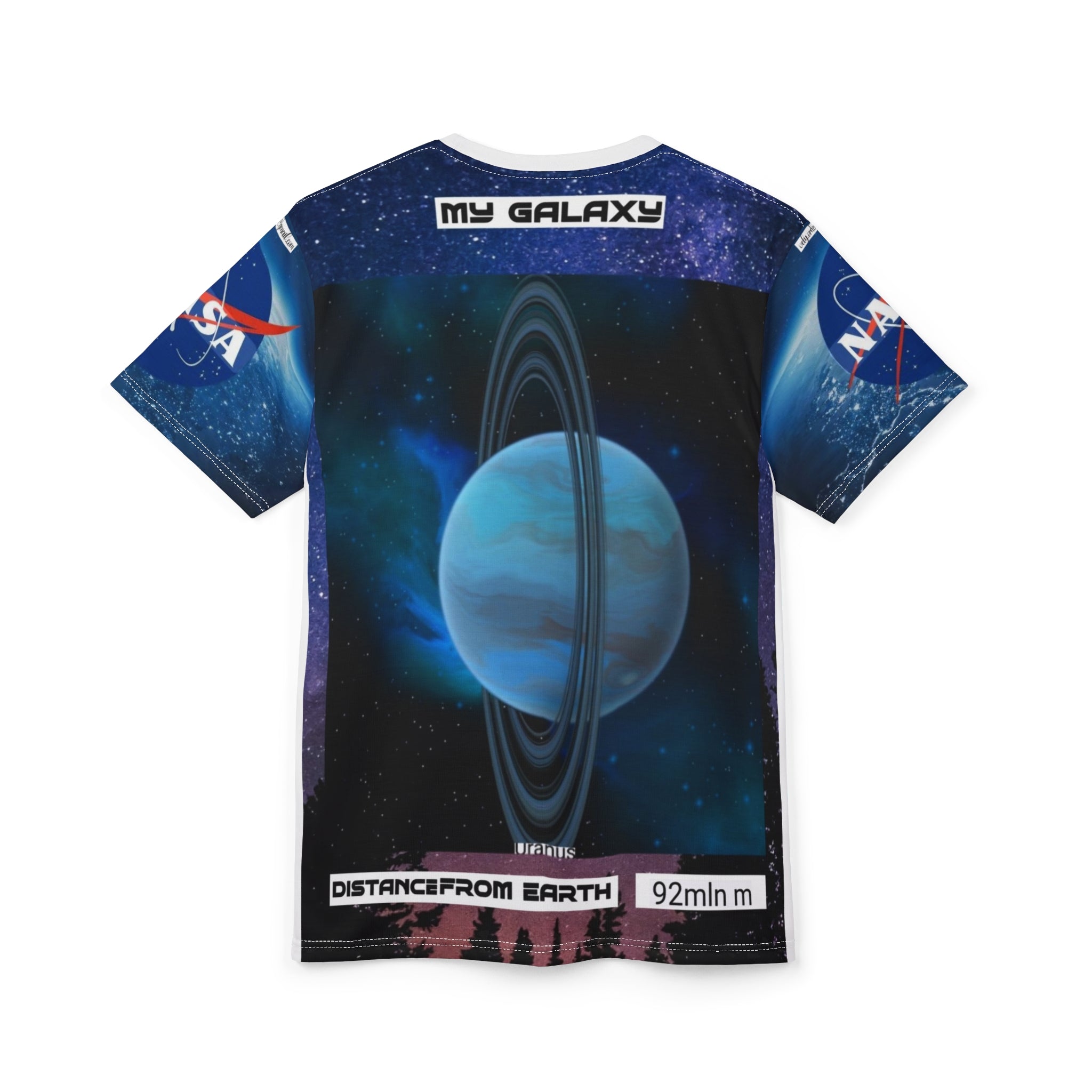 My Galaxy Uranus Birthday Tee — Husband & Son Gift
