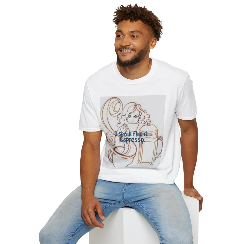 Espresso Lover T-Shirt — "I Speak Fluent Espresso" Coffee Tee