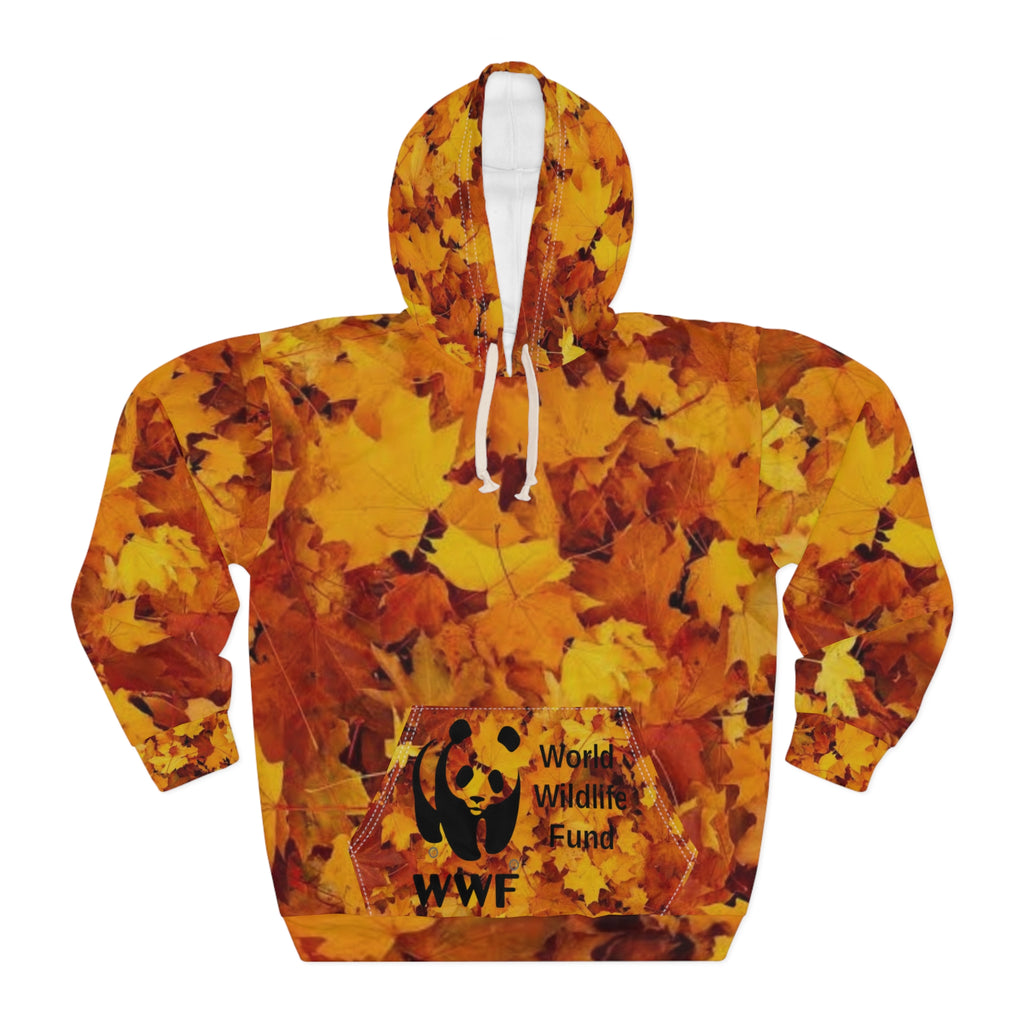 HOODIE NATURE   Tiger & Autumn Leaves Hoodie — WWF Conservation Pullover