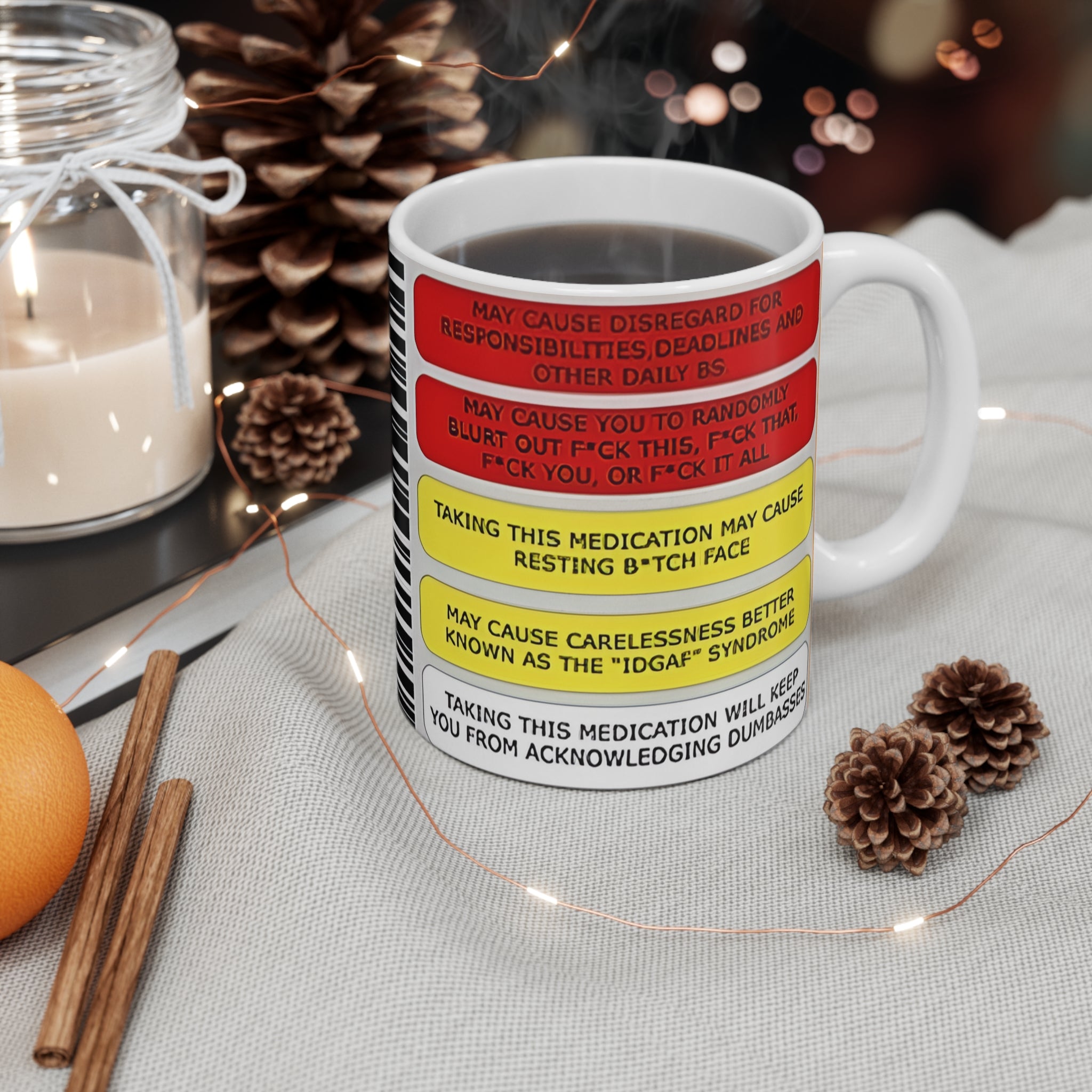MUG FUKITOL Prescription Mug — Funny Pharmacy Label Coffee Cup
